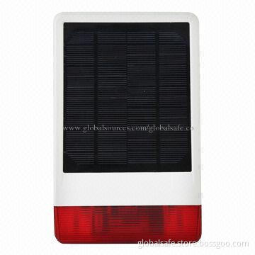 Solar Power Outdoor Wireless Siren with 868MHz